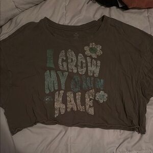 Dark Green Aerie Offline Crop Top